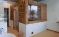 Badezimmer-Sauna - Sauna aus alten Balken