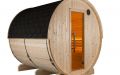 Große Fass-Sauna in Fichte