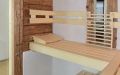 Badezimmer-Sauna - Sauna aus alten Balken - Innenansicht, Einrichtung